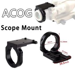 Scopes Tactical 1x32 ACOG Scope Mount Ruggedized Trijicon RMR Red Dot Reflex Sight Mount For AR15 M4 Hunting Riflescope Accessories