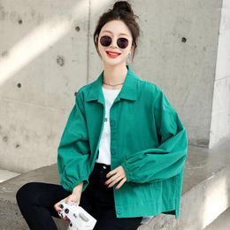 Casual Dresses 2024 Spring Coat For Women Korean Version Work Clothes Jacket Loose Single Breasted Leisure Time