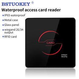 Control Door Access Control System RFID Reader Waterproof Metal Electronic Wiegand 26 34 Bit EM ID Contactless Smart Card Reader Scanner