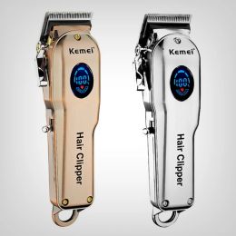 Clippers Professional rechargeable hair clipper men hair trimmer electric hair cutter adjustable haircut machine rotary motor precision