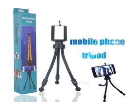 tripod of mobile phone for taking po camera vedio chating smartphone holder and soft tube7049964