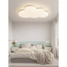 Ceiling Lights Round Cloud Shape LED Light For Bedroom Kids Room Eye Protection Creamy Wind Study Lighting Fixture