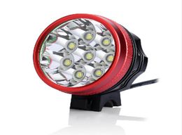 12000 Lumens 8xCREE XML T6 LED Headlight 8T6 Headlamp Bicycle Bike Light Waterproof Flashlight84V 18650 Battery PackCharger8820072