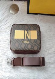 Luxury Leather Designer Camera Bag Adjustable Detachable Shoulder Strap logo Fashion Men and Women Shoulder Bags Classic Tote Purs5505229