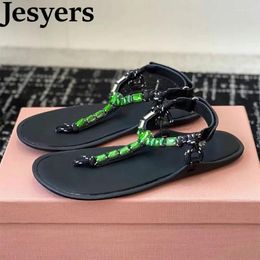 Sandals Summer Minimalist Versatile Flat Bottomed Clip Toe Solid Color Back Strap Sandalias Casual Vacation Lightweight Shoes