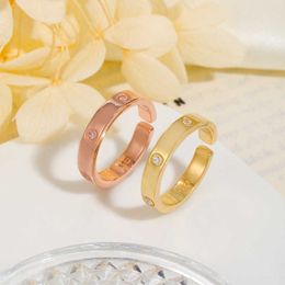 The Magic Ring of Love design online saleThe Pure Round for Women with Personalised Fashion Trend Simple and Versatile Luxury Small with carrtiraa original rings