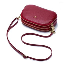 Shoulder Bags Woman Genuine Leather Crossbody Bag Clutch Fashion Trend Women Handbag Messenger Dual Use Leisure