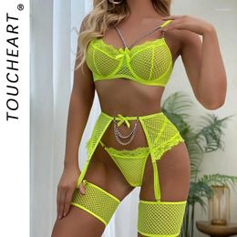 Bras Sets Sexy Suit Garter Bra Set Romantic Lace Underwear Women 2 Piece Outfit Tight Lingeries For Woman Below Lingerie Vs Thong