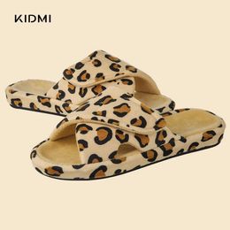 Kidmi Fashion Women Slippers Indoor Soft Orthopedic Home Summer Outdoor Open Toe Breathable Flat Arch Support 240420