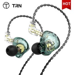 TRN MT1 Hi-FI 1DD Dynamic In-ear Earphone Drive HIFI Bass Metal Monitor Running Sport Earphone for TRN X7 VX TA1 BA15 ST1 240411