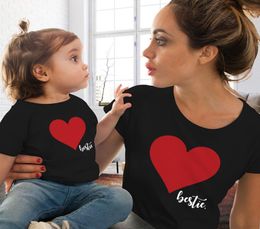 Cute Family Look Matching Clothes Mommy And Me Tshirt Mother Daughter Son Outfits Women Mom Tshirt Baby Girl Boys T Shirt8977743