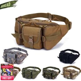 Packs Utility Men Waterproof Nylon Waist Pack Tactical Military Sport Army Bag Hiking Fishing Hunting Camping Travel Waist Fanny Pack