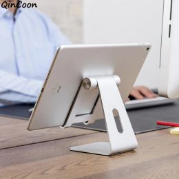 Stands Adjustable Aluminium Tablet Stand MultiAngle NonSlip Desk Tablet/Phone Holder for iPad Tab Kindle Nintendo Switch (Up to 12.9")