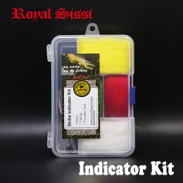 Accessories RoyalSissi new developed fly fishing strike indicator tool kit wool indicator with tubing&threader tools fly fishing accessories