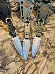 Kizlyar Fixed Blade Tactical Combat Knife 2.67" AUS-8 steel Blade G10 Handle Camping Outdoor Tool Hiking Hunting Self-defense Knvies