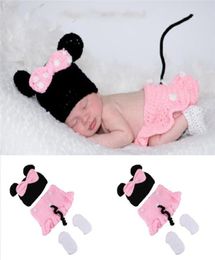 Baby Pography Props Newborn Baby Cute Crochet Knit Costume Prop Outfits Baby Hat Po Props New born Cute Outfits4942496