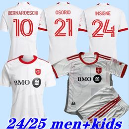 2024 MLS Toronto FC Soccer Jerseys Away KAYE BERNARDESCHI 24 25 OSORIO INSIGNE MORROW BRADLEY men kids Football Shirt Uniform Fans