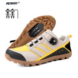 Footwear 2023 MTB Cycling Shoes Men SelfLocking Cleats Road Bike Boots Racing Speed Cycling Sneaker Women Bicycle Mountain SPD Footwear