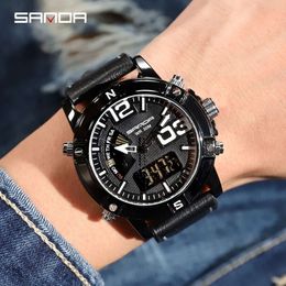 Sanda Male and Female Student Sports Are Hot Selling, Multifunctional Outdoor Men's Electronic Watches