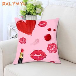 Pillow Modern Cosmetic Art Printed Pillowcase Make Up Decorative Home Decor Soft Velvet Sofa Throw Pillows No Filler