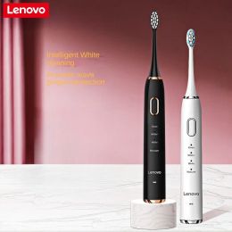 Heads Lenovo B002 Electric Toothbrush Rechargeable Smart Home Sonic Vibration Deep Cleaning Fully Automatic Soft Hair Toothbrush