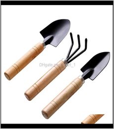 Spade Shovel 3 PcsSet Creative Gardening Tools Three Piece Mini Garden Tools Small Rake Potted Plant Flowers Lz15416414758