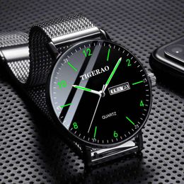 Men's Waterproof Dual Calendar Trend Starry Designer watch Sky Non Mechanical Quartz Watch Glow New High quality watch