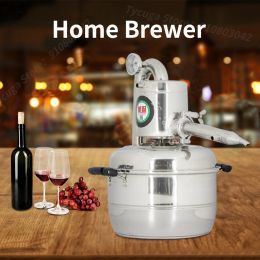 Machines 10/15/20L Alcohol Distiller High Quality Stainless Steel Home DIY Still Brewing Winemaking Make Wine Brewing Equipment
