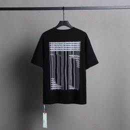 T Shirt Erkek Tişörtler Tshirt Tasarımcı Adam Kadın Kısa Kollu Moda Gündelik Erkek Yaz Basılı Mektup Desen Gündelik Sokak Tarzı Açık Boyut S-XL