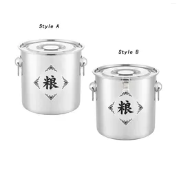 Storage Bottles Rice Grain Canister Container For Home Kitchen Counter Food Bean Flour Oil