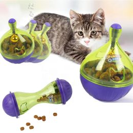 Toys Pet Toy Food Leakage Tumbler Feeder Treat Ball Cute Little Mouse Toys Interactive Toy for Cat Food Slow Feeding Supplies