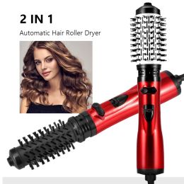 Dryer Hot Air Comb 2 In 1 Automatic Rotating Hair Dryer And Volumizer Brush One Step Straightening Curling Comb Styling Hot Air Comb