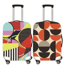 Accessories Geometric Pattern Luggage Cover Luggage Protective Covers for1832 Inch Trolley Case Suitcase Case Dust Cover Travel Accessories