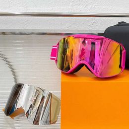 Sunglasses For Woman Designer Ski Goggles Glasses Reality Eyewear Men Womens Adjustable Luxury Large Full Frame Snow Sports Sun With Case SL32