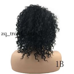 Women's Curly Wig Loose Wavy Wig Naturally Curly Synthetic Heat Resistant Braid Full Wig with Bangs 78