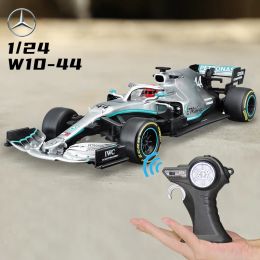 Cars MAISTO RC Car Toy 1/24 Genuine MercedesAMG Racing F1 Team Formula Car Model Remote Control Toy Lewis Hamilton 2019 W10 W12 #44