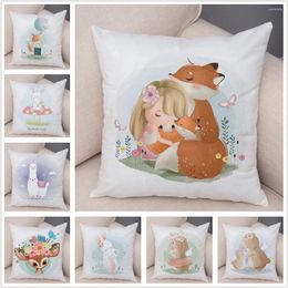 Pillow Cartoon Lovely Animal Throw Case Cover Home Living Room Decorative Pillows For Sofa Bed Car 45 Nordic