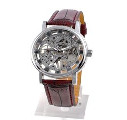 Fashion winner brand Skeleton Men039s wristwatchesmechanical wrist watch for men WN095437923