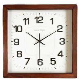 Wall Clocks Luxury Wooden Clock Nordic Silent Original Art Stylish Battery Simple Modern Reloj Pared Room Decorating Items