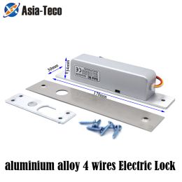Control Aluminium Alloy Electric Lock Magnetic Time delay Lock DC 12V Fail Safe Bolt Mortise Door Lock NC Electronic Smart Door Lock