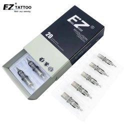 Needles EZ Revolution Tattoo Cartridge Needles #12(0.35 MM) #10 (0.30 ) Round Liner Long Taper for Rotary Machine Grips 20 Pcs/Box