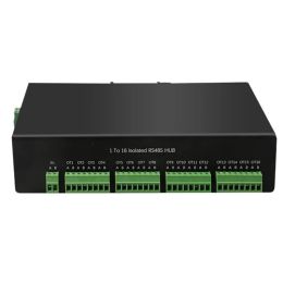 Hubs 1 RS485 Hub Industrialgrade Isolation Type Twoway RS485 Hub Splitter 1 In 16 Out Serial Server