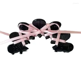 Hair Accessories Adorable Ribbon Bowknot Clip Stylish Hairpin For Girls' Everyday Hairstyles Drop