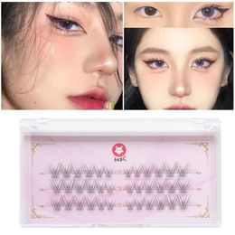 False Eyelashes 1 Box Grafting Natural Slender Cross Simulation Thick Fish Tail Single Cluster Hair Soft Curly Swallow