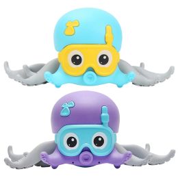 Toys Baby Pets Toys Interactive Dog Toys Moving Cat Toy Christmas Gift Kids Induction Escape Crawling Octopus Toy for Puppy Kitten