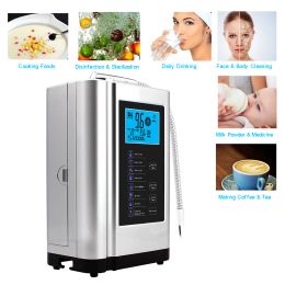 Purifiers Alkaline Water Lonizer Electrolyzed Water Purifier Hydrogen Generator Home Drink Water Fibre Carbon Fine Philtre Element System