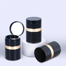Storage Bottles 30Pcs 30ml Black Airless Pump Jar Refillable Cream Vacuum Bottle Travel Empty Container With Mirror For And Lotion