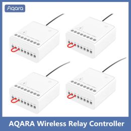 Control Original Aqara Twoway control module Wireless Relay Controller 2 channels Work For Xiaomi Mijia smart home APP mi home Home kit