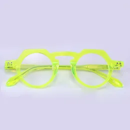 Sunglasses Frames Retro Irregular Men Acetate Brand Glasses Frame Computer Eye For Women Optical Eyeglasses Spectacle