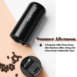 500ML Stainless Steel Coffee Thermos Bottle Thermal Mug Leakproof Car Vacuum Flasks Coffee Cup Travel Portable Insulated Bottles